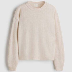 H&M NWT Cozy Wool Blend Knit Sweater, XS